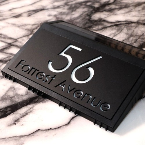House number plaques - number,