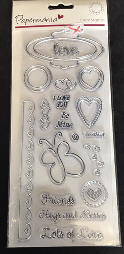 Scalloped border hearts
