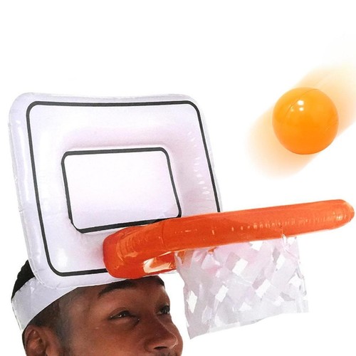 Head mounted basketball hoop - mounted,
