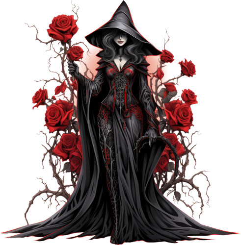 Gothic halloween colourful - halloween,