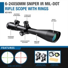Barska 6-24x50 Mil Dot Reticle