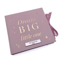 Personalised Pink Baby Girl Photo Album Dream Big BM203-P