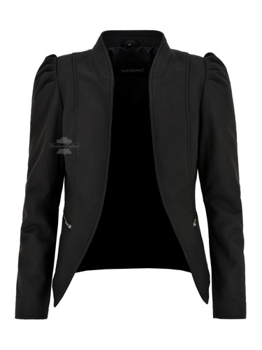 Ladies puff sleeves jacket - puff,