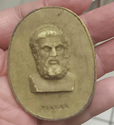 Antique gilt edged plaster - gilt,