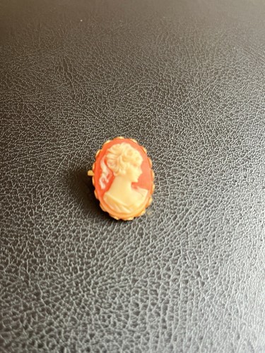 Replica cameo brooch cream and - replica,