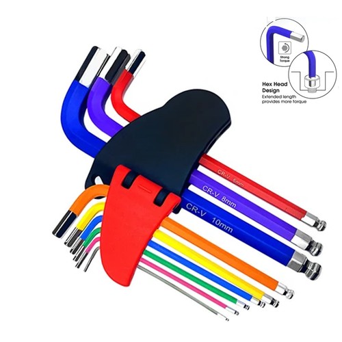 9pc allen key set hex - key,