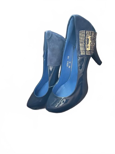 Elegant navy blue - navy, patent