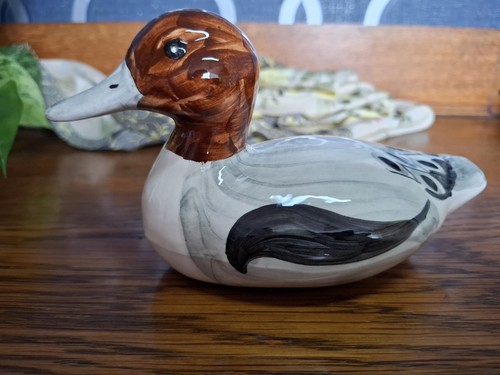 Pottery ceramic duck hand - ceramic,