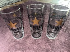 3 x Half Pint Estrella Glasses