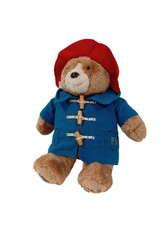 Marks and Spencer Paddington Bear Plush Toy with Red Hat and Blue Coat 12in M&S