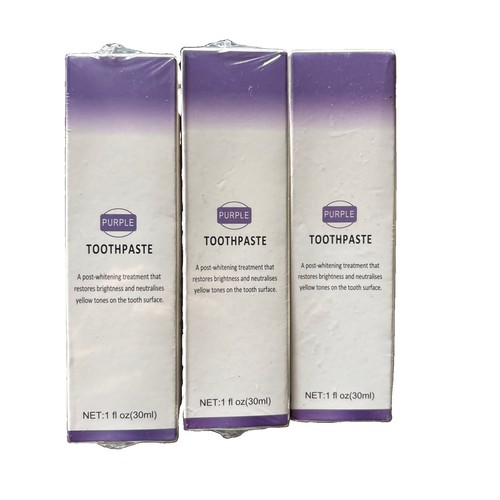 Purple whitening toothpaste - whitening,