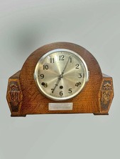 Westminster Art Deco Oak Mantle Clock C1930’s