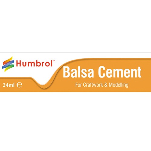 Humbrol balsa cement 24ml tube - humbrol,