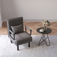 FOLDING SINGLE SOFA CHAIR BED FUTON ARMCHAIR RECLINER Z GUEST SLEEPER SOFA BED