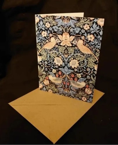 William morris card strawberry - morris,