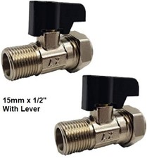 15mm x 1/2" Flat Faced