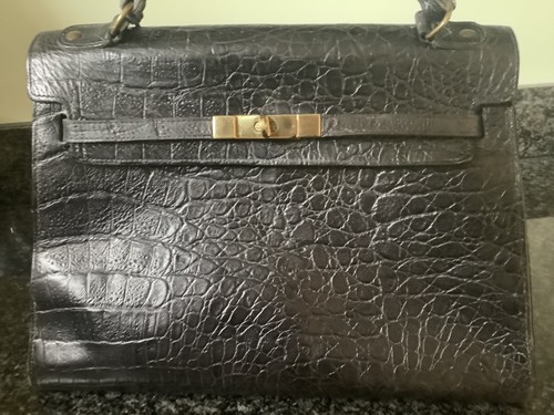 Mulberry vintage black - black, croc