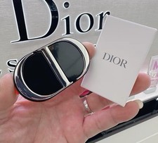Dior Black Oval Compact Mirror with 3M Backing