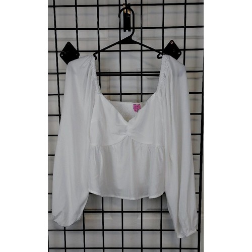 Francesca white long sleeve - white,