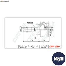 Joint kit driveshaft - joint,
