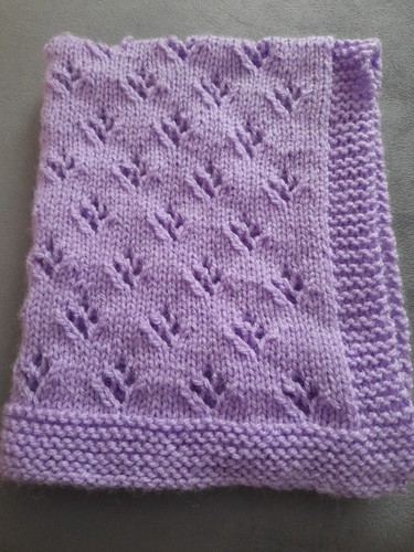Hand knitted dolls - knitted, pram/cot