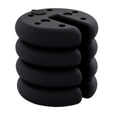 Outsunny Set of 4 Canopy Tent Weight Sand Fillable Strong Plastic