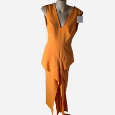Sass & Bide Dress Mango ( Orange) Moon  Movement  Size 36-6 TAGGED NEW RRP $ 590
