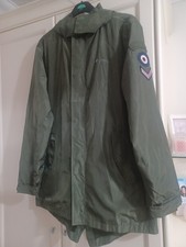 Lambretta Khaki Green Parka Scooter Waterproof Coat. Mod Coat Size XL