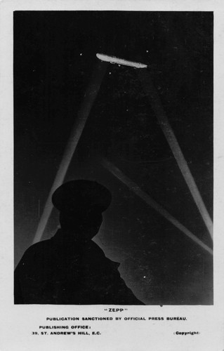 0838 wwi german zeppelin - 0838.,