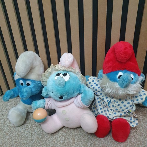 Vintage smurfs plush peyo - smurfs,