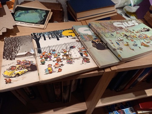 Giles cartoon books - giles,