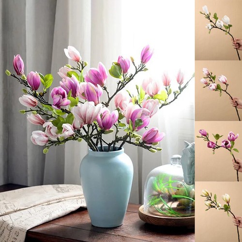 5pcs artificial magnolia - 5pcs, silk