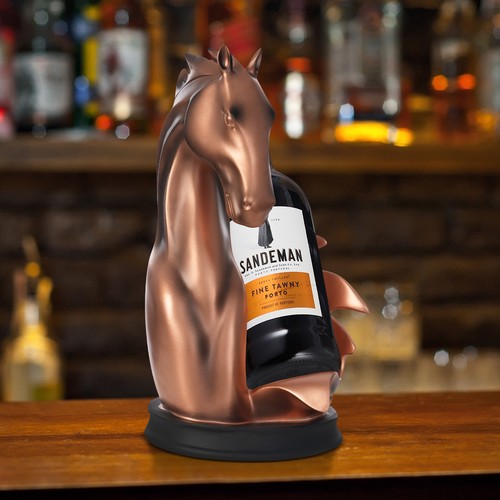 Horse shape wine rack - horse,
