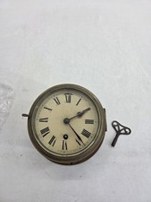 Bulkhead Clock Brass Cased