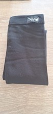 Thmo Girls Thermal School Tights Black Age 8/9 New