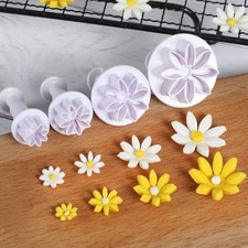 4Pcs DIY Daisy Flower Pastry