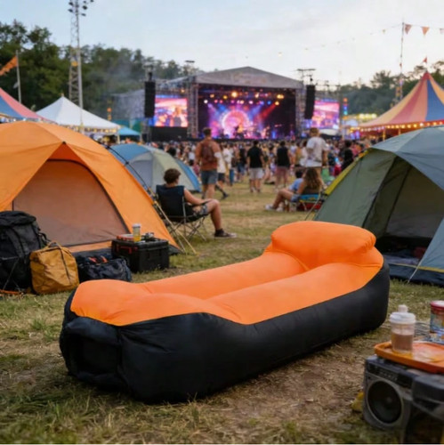 Inflatable air lounger - air,