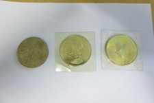 3 x WORLD SAVERS COINS - 1989, 1991 & 1992 - LOOK