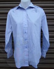 Royal Air Force Ladies RAF Issue Blue Polycotton Women's Long Sleeved Shirt, Uk