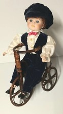 Vintage Porcelain Boy Doll on