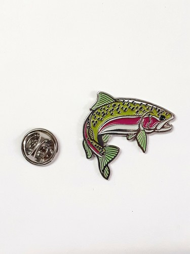 Salmon fish lapel - lapel, pin