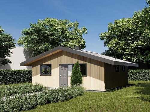 Wood construction tiny home - construction,