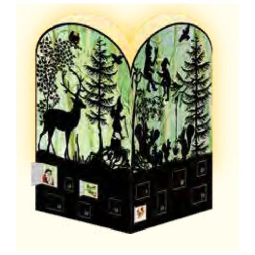 Green forest silhouette - forest,