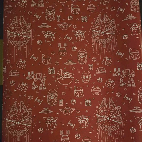 Starwars wrapping paper - wrapping, sq