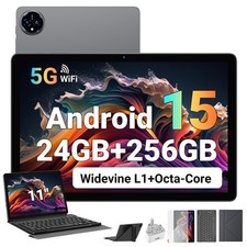 New Android 15 Tablet 11" IPS PC 16GB RAM 256GB(1TB TF) Dual Camera WiFi 8000mAh