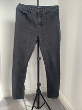 Curve Appeal Women's Skinny Jeans Size 10 Washed Black