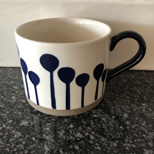 Hand painted ceramic mug - hand,