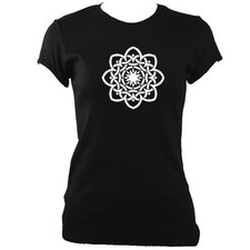 Celtic Flower Ladies Fitted T-shirt | Celtic Clothing