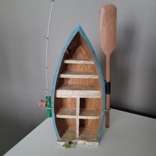 1999 Fishing Row Boat Figurine