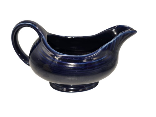 Blue fiesta gravy boat vintage - blue,
